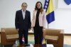 Članica Skupine prijateljstva PSBiH za Sjevernu i Južnu Ameriku, Australiju, Oceaniju i Japan Ermina Salkičević – Dizdarević primila u oproštajni posjet veleposlanika Republike Kube za BiH